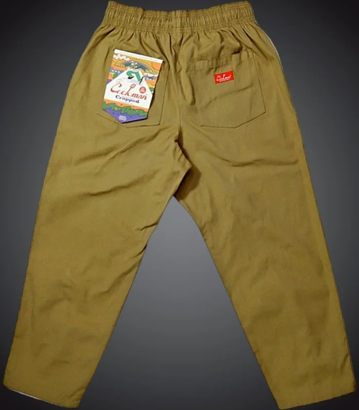 Cookman クックマン Chef Pants シェフパンツ ルーズフィット イージーパンツ ハーヴェストパンツ (Harvest Pants Cropped Canvas) カラー：ベージュ