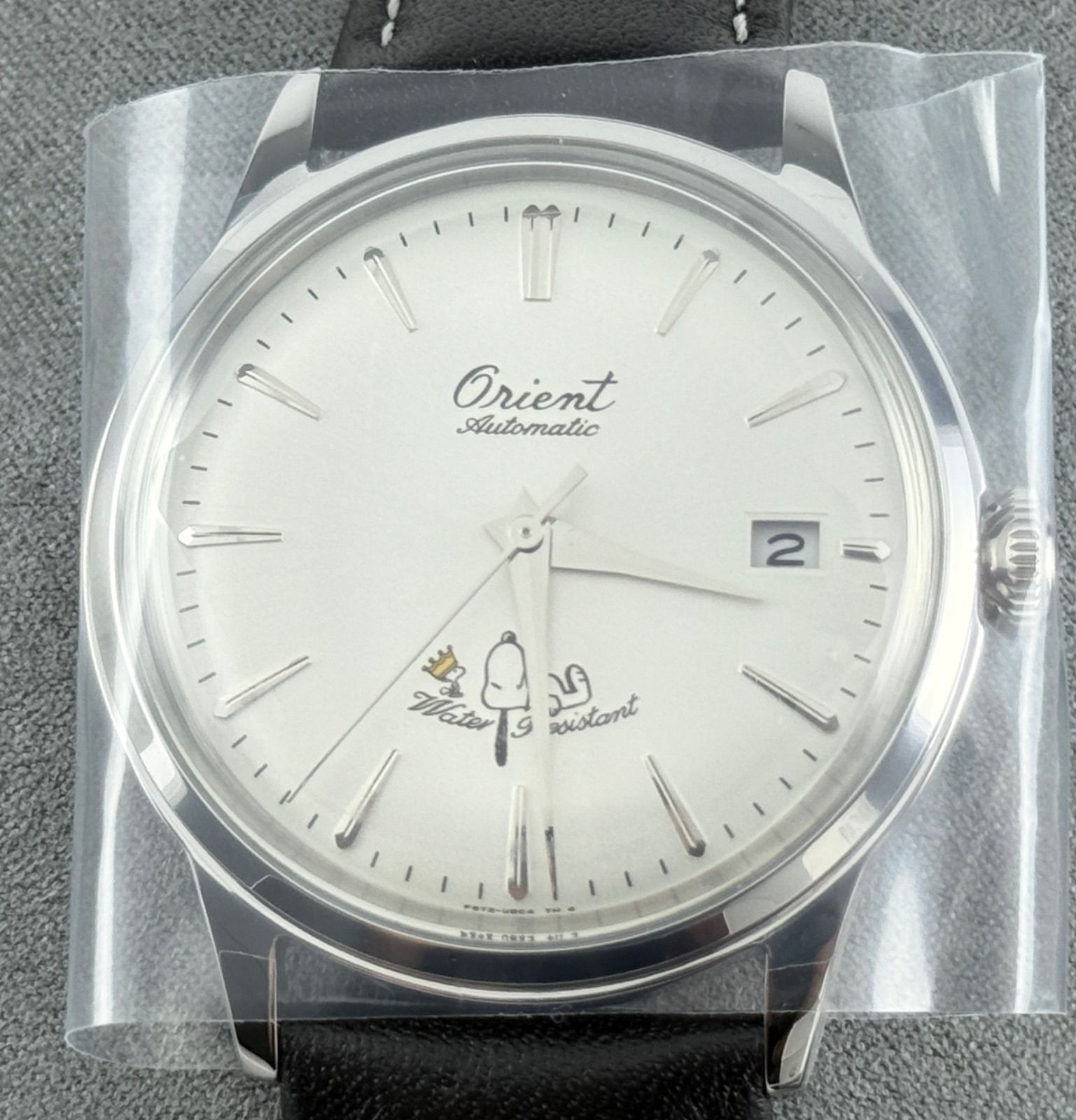 未使用品】ORIENT オリエント Bambino 38 『PEANUTS』Limited 7800 RN