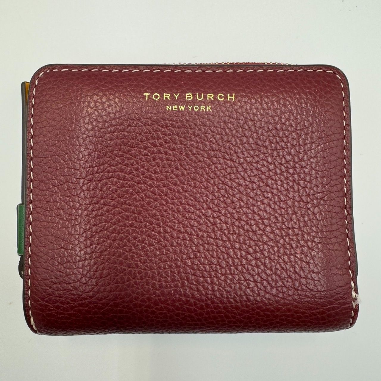 ◆ Tory Burch トリーバーチ 二つ折り 財布 マルチカラー um KBB1
