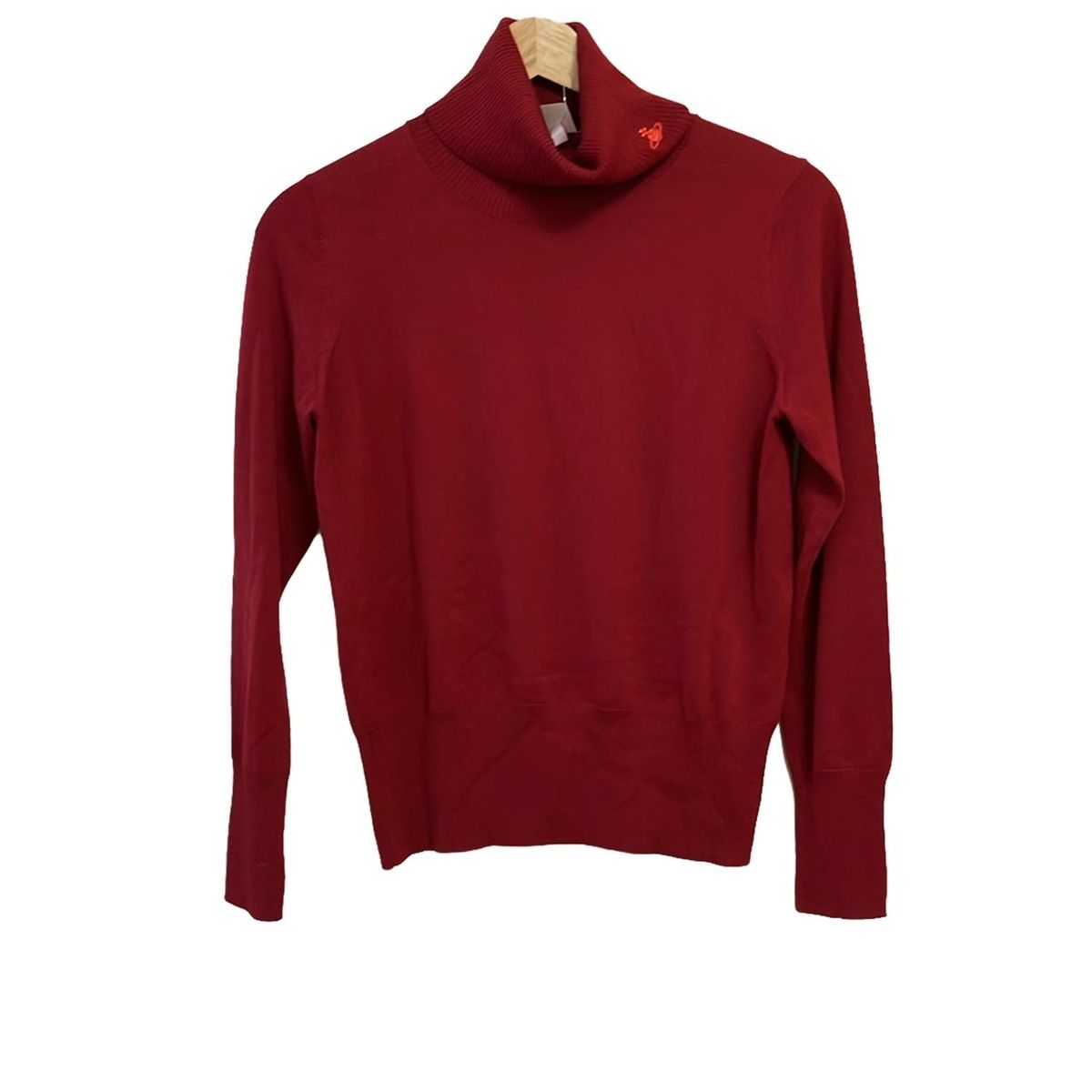 VivienneWestwoodRedLabel(ヴィヴィアンウエストウッドレッドレーベル) 長袖セーター サイズ2 M レディース - 白×黒×レッド クルーネック VivienneWestwoodRedLabel(ヴィヴィアンウエストウッドレッド