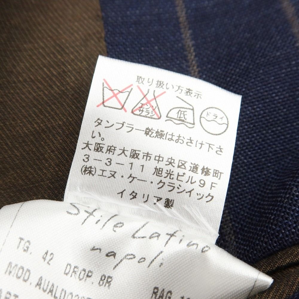 中古】スティレ ラティーノ STILE LATINO ウール ストライプ 3B