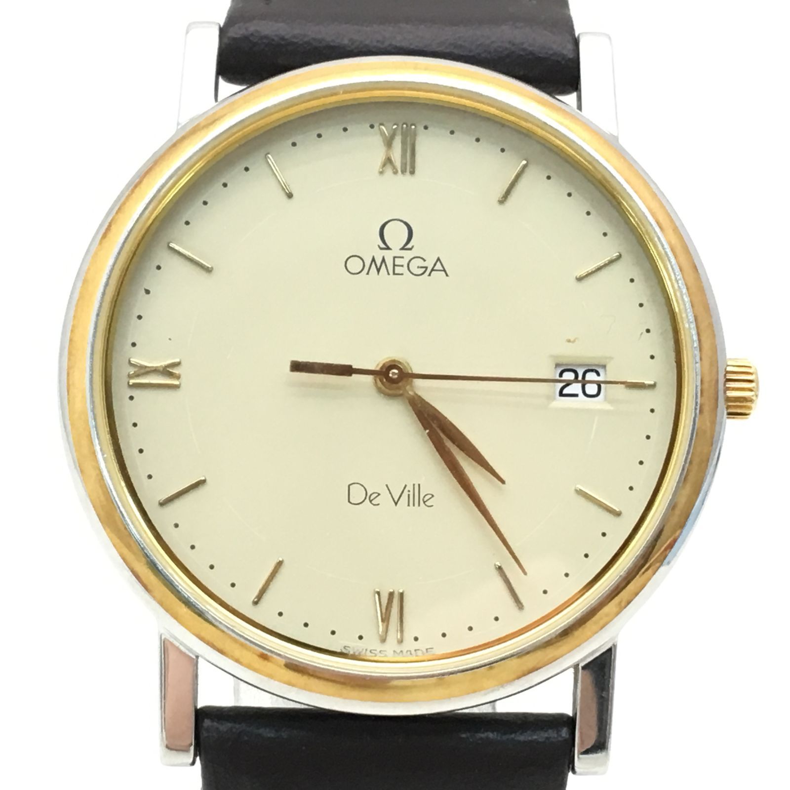 14,900円【値下げok】 OMEGA オメガ デビル クォーツ  腕時計