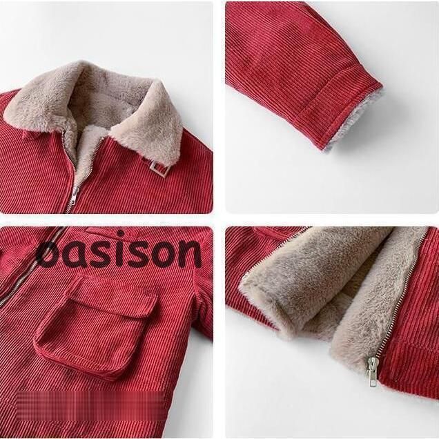 コーデュロイジャケット コーデュロイ裏ボアブルゾン コーデュロイボア