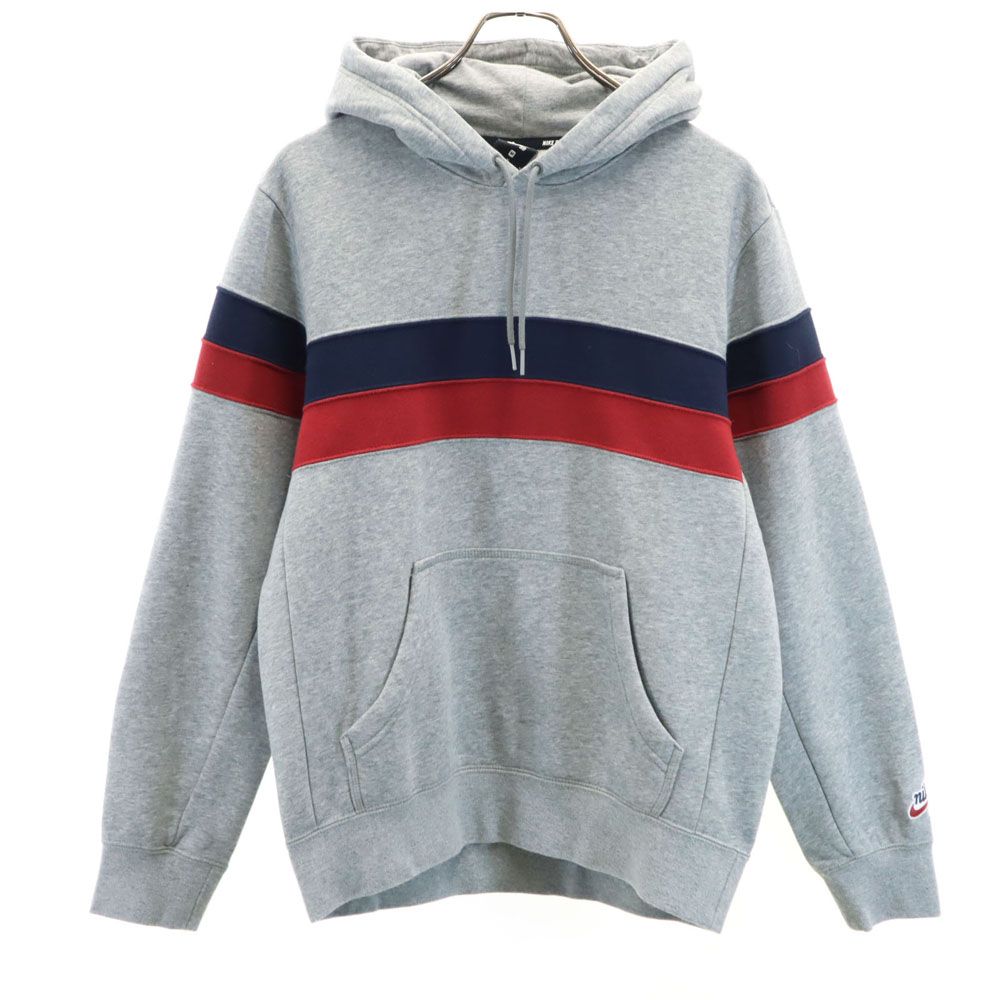 ナイキエスビー 長袖 スウェットパーカー M グレー NIKE SB 裏起毛 メンズ