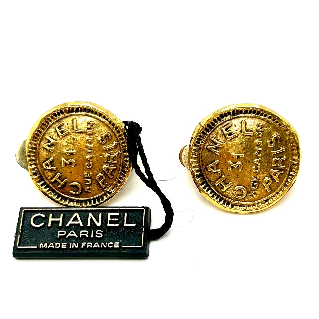 希少☆CHANEL シャネル イヤリング カンボン31 RUE CAMBON