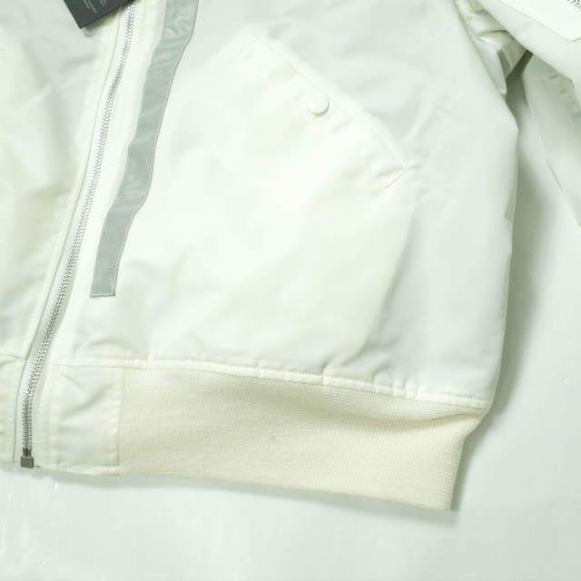 新品 UNUSED x BUZZ RICKSON'S アンユーズド バズリクソンズ 19AW 別注 日本製 L-2B JACKET  ナイロンフライトジャケット US1640 3 WHITE ブルゾン 東洋エンタープライズ アウター g10906