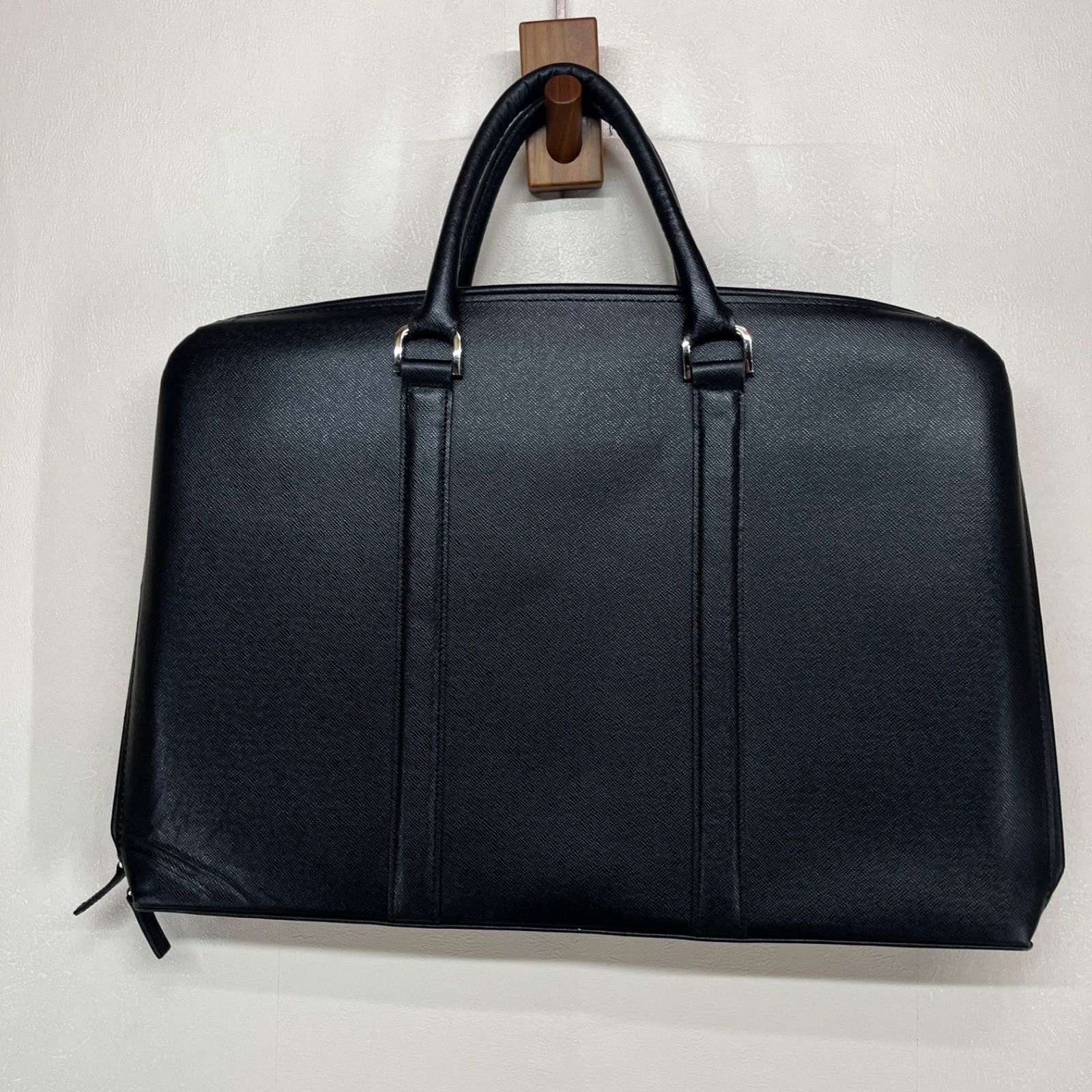 ポーター ビジネスバッグ レザーアベニュー ブラック|44✕30