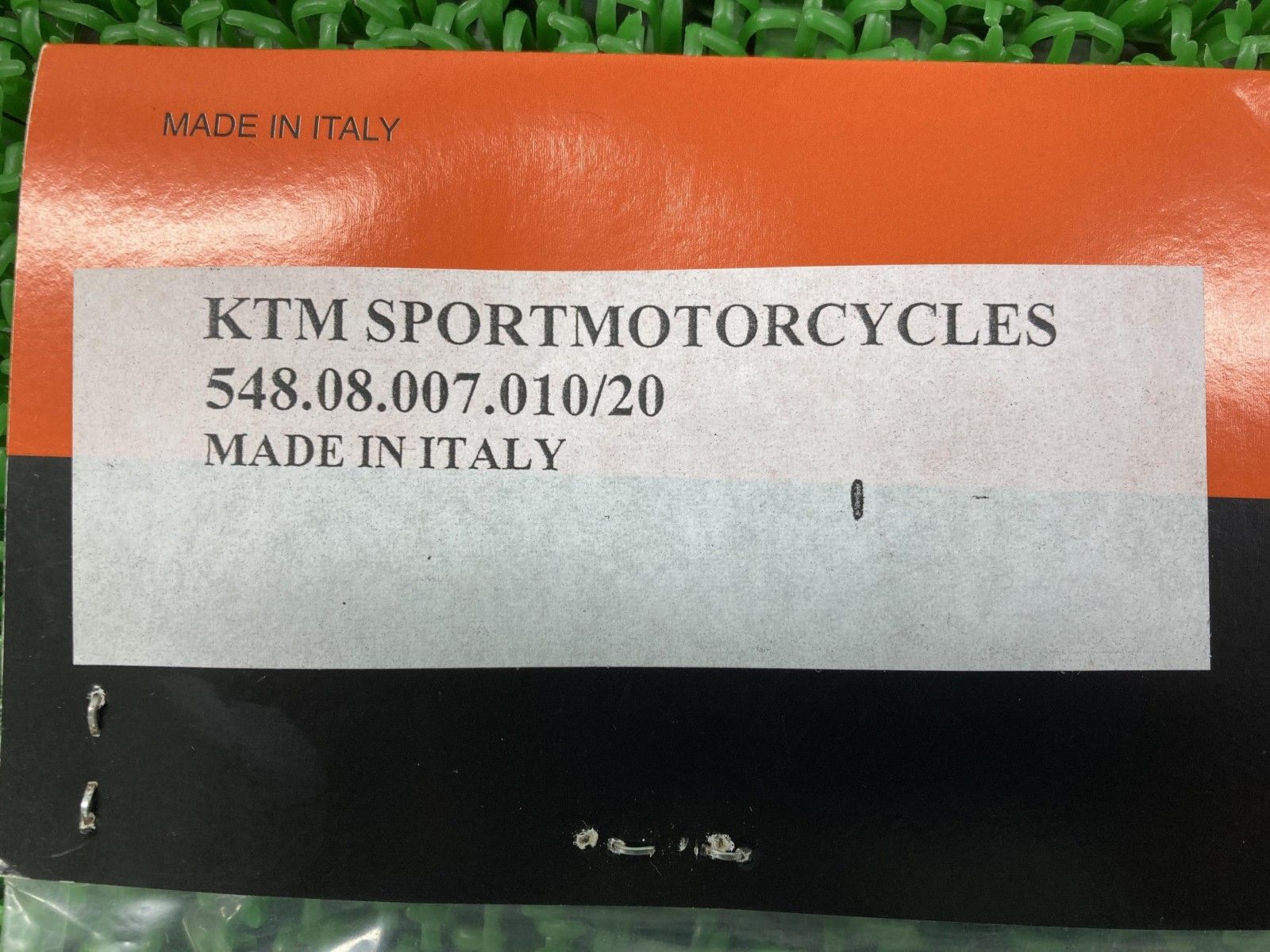 SX EXC MXC ゼッケンプレート 白 548.08.007.010/20 KTM 純正 中古 バイク 部品 548.08.007.010 20 極上品 ハイクオリティ スタートナンバープレート 車検 Genuine 8