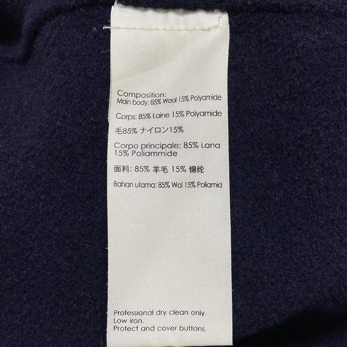 3.1 Phillip Lim ネイビー　コート サイズ0 3.1 Phillip lim(スリーワンフィリップリム) コート サイズS P