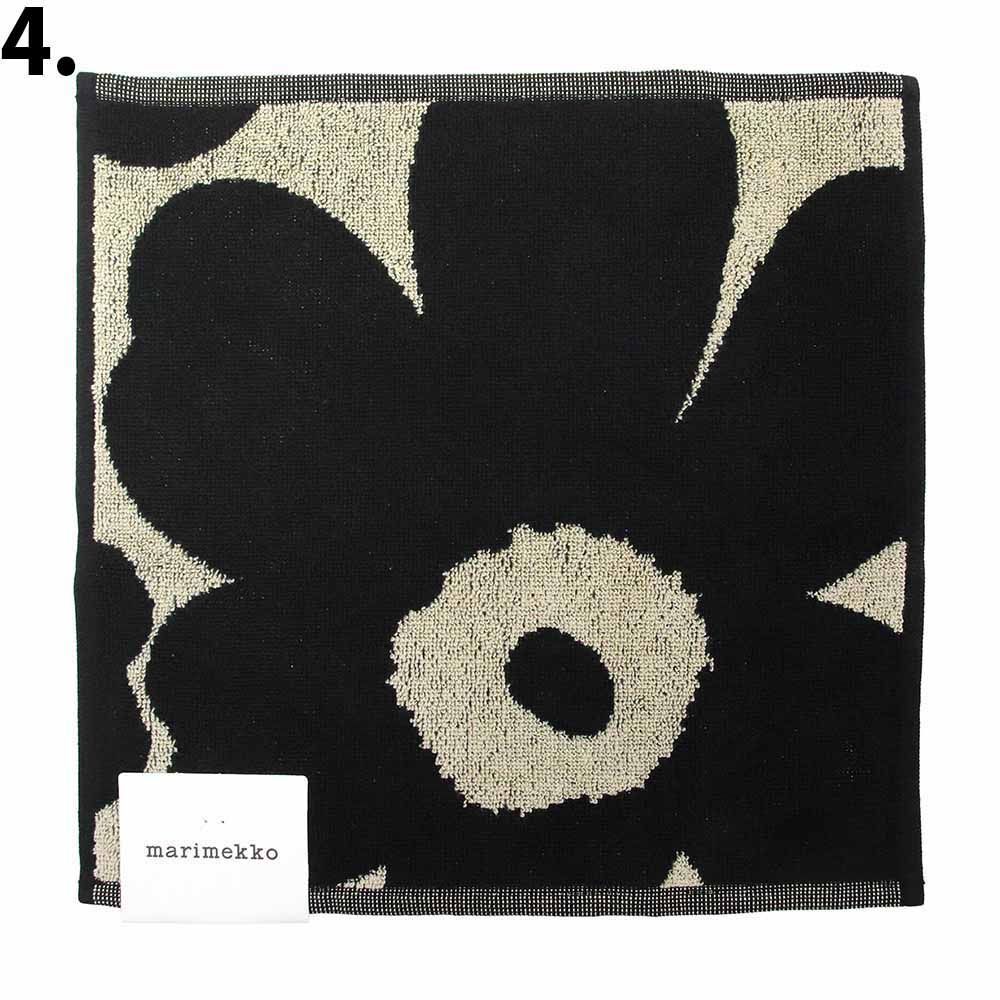 マリメッコ ミニタオル コットン marimekko Mini Towel Cotton Unikko/Rasymatto 30cm