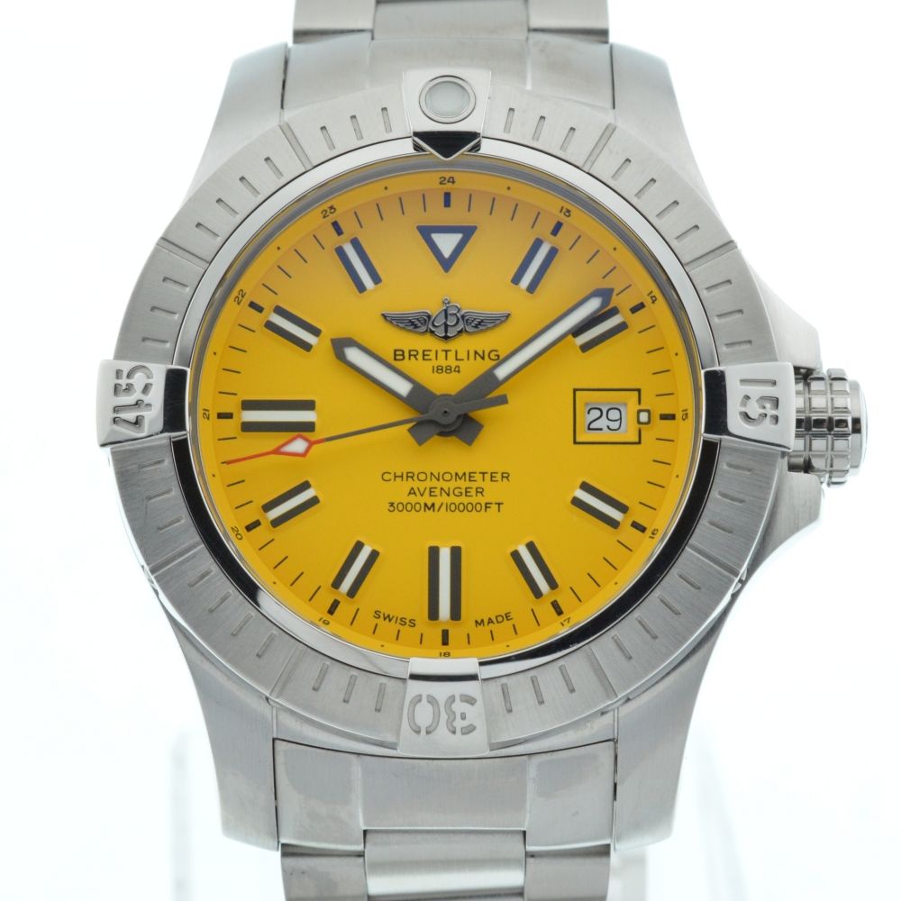 ブライトリング BREITLING A17319 アベンジャー シーウルフ 自動巻き メンズ 内箱 保証書付き H 136574