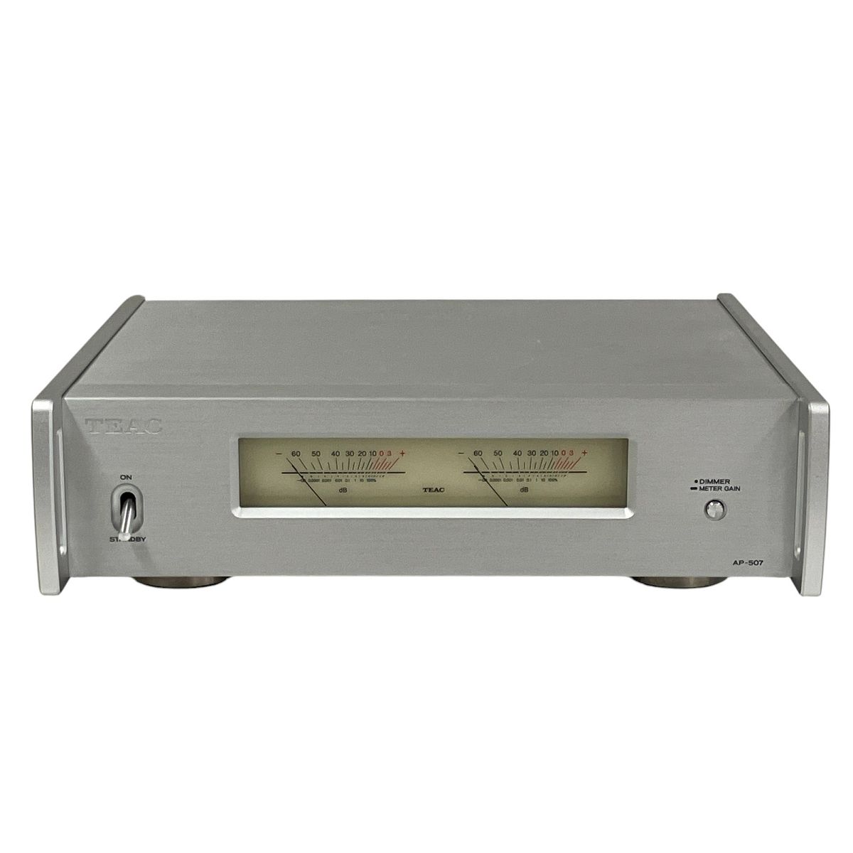TEAC ステレオパワーアンプ AP-507 コンパクト アナログVU