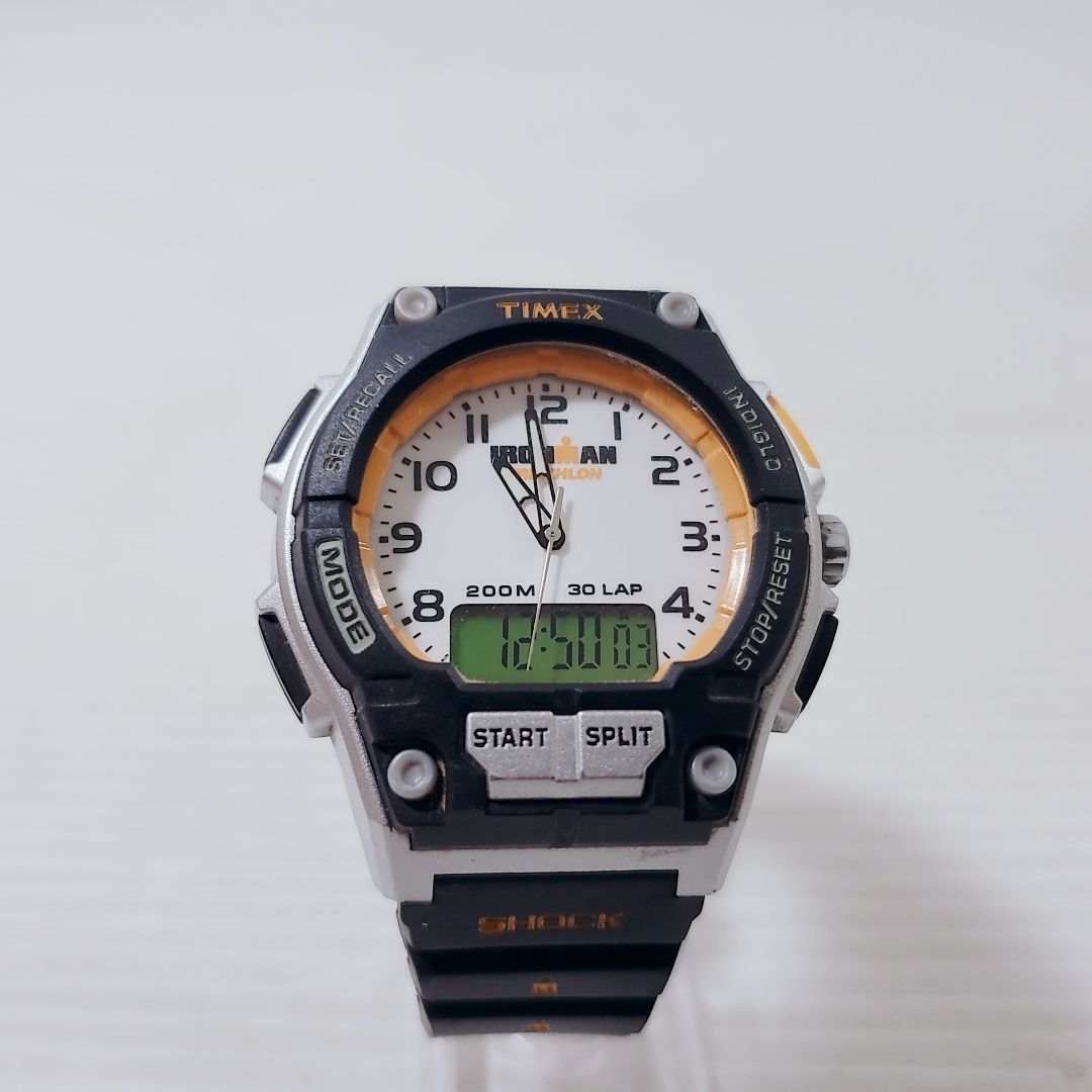 TIMEX IRONMAN　TRIATHLON　30LAP　デジタル腕時計　200M