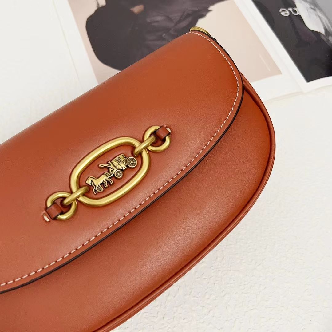 Coach コーチ CM702 ショルダーバッグ 　ブラウン