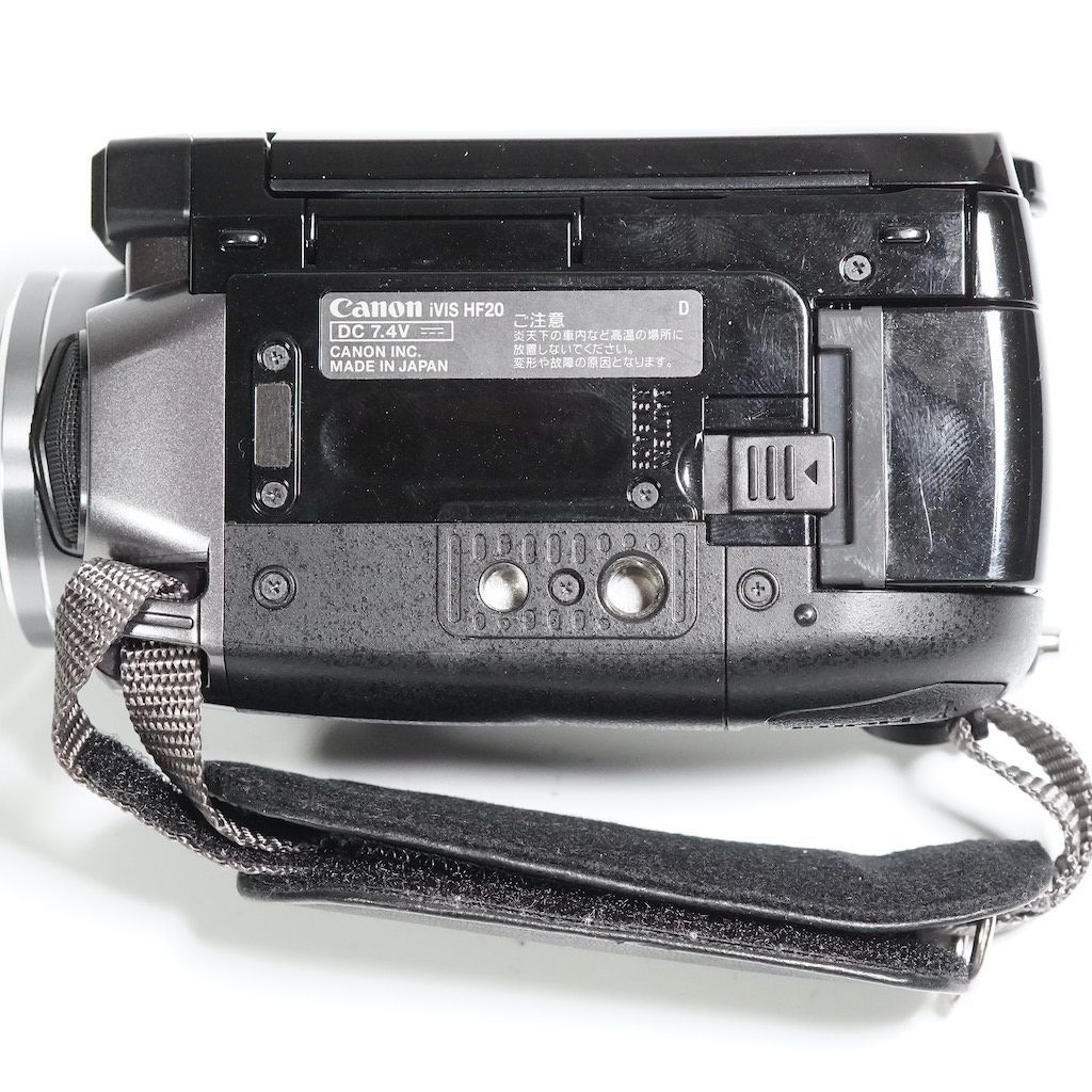 Canon キャノン iVIS HF20 ブラック ビデオカメラ 動作OK 1週間