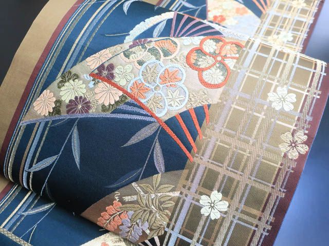 袋帯 逸品 六通 正絹 袋帯 逸品 六通 正絹 中古