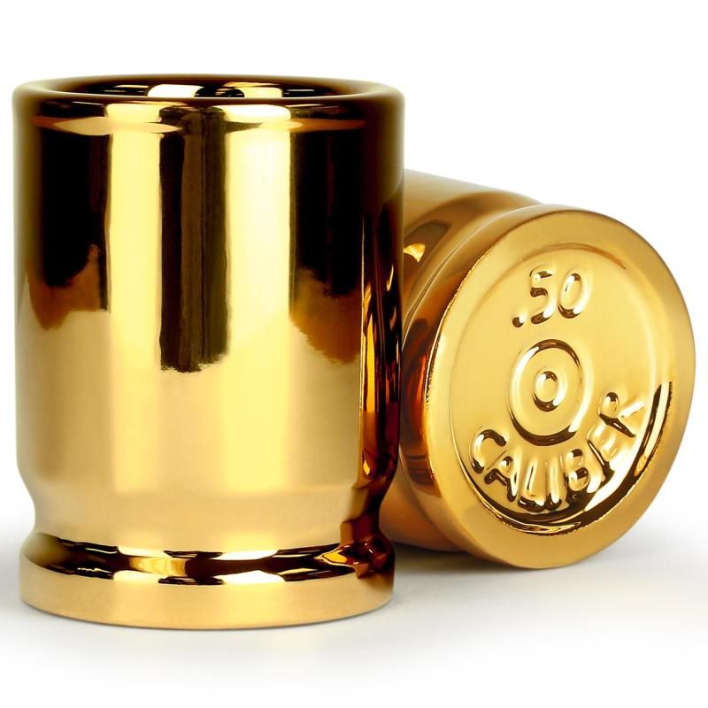 Barbuzzo 50 Caliber Shot Glass Set of 2 by Barbuzzo