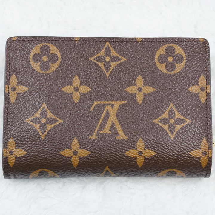 【美品】ルイヴィトン モノグラム ポルトフォイユ ルー フューシャ　財布　正規品 LOUIS VUITTON モノグラム モノグラム ポルトフォイユ・ルーフューシャ