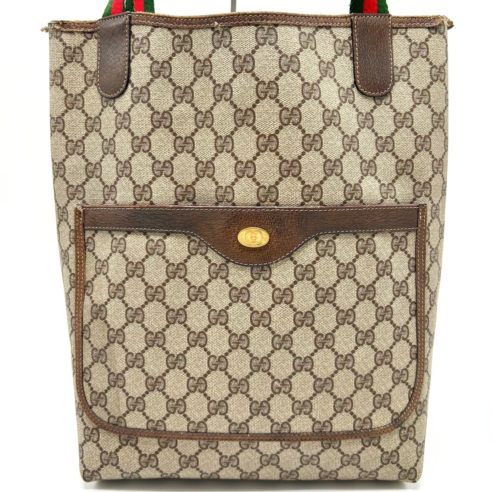A グッチ トートバッグ GGスプリーム 肩掛け GUCCI グッチ トートバッグ GGスプリーム ハンドバッグ 肩掛け