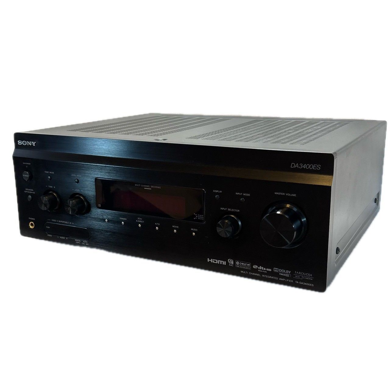 動作品 SONY|TA-DA3400ES|AVアンプ|説明書|リモコン付き|通電 済|No.603