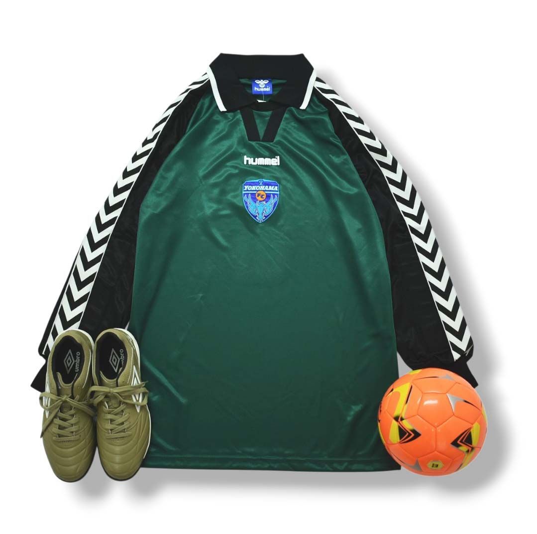 横浜FC GK キーパー ユニフォーム ゲームシャツ ヒュンメル 長袖 横浜FC GK キーパー ユニフォーム ゲームシャツ ヒュンメル 長袖 横浜