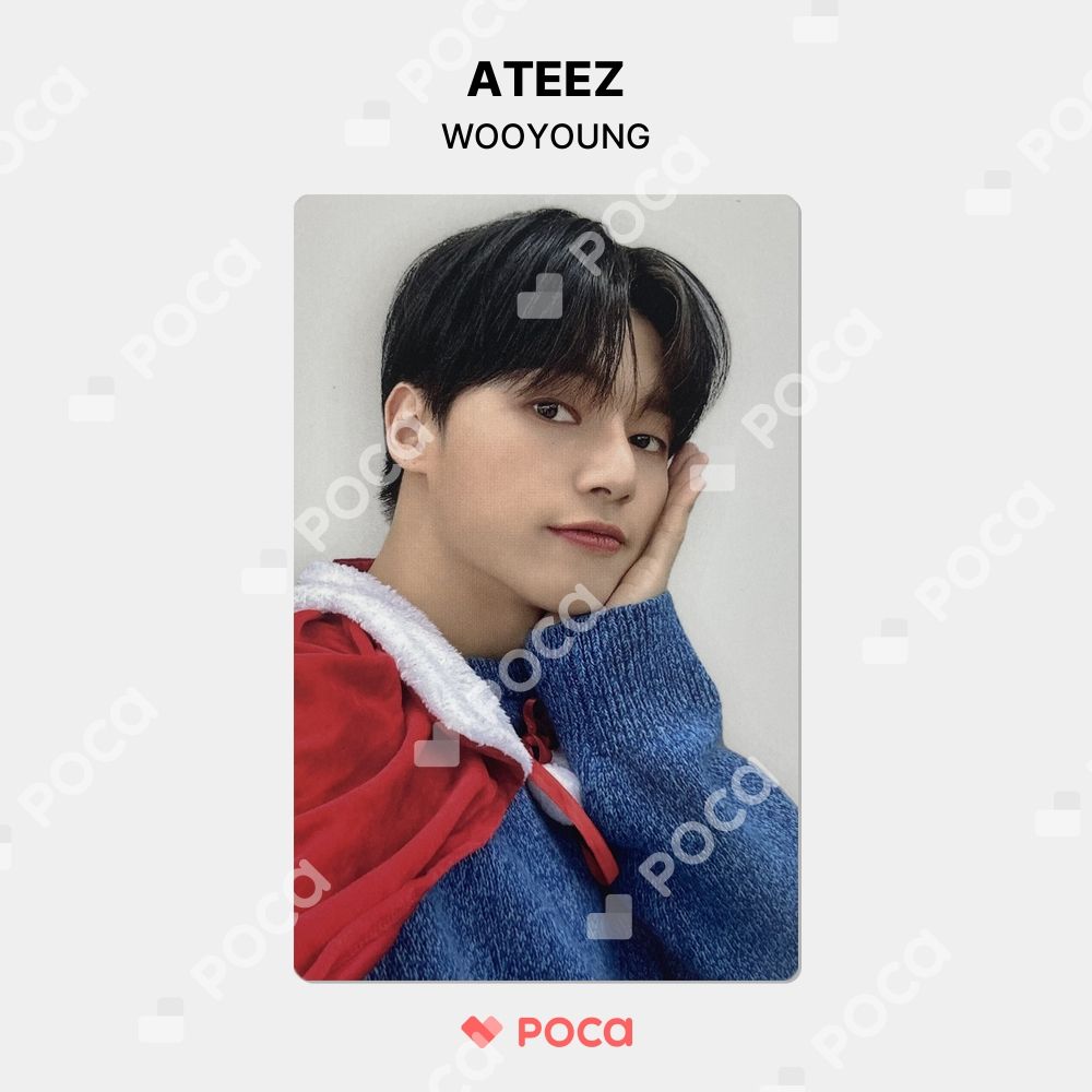 ATEEZ ウヨン トレカ ATEEZ x KAURA 2023 CHRISTMAS POCA SET