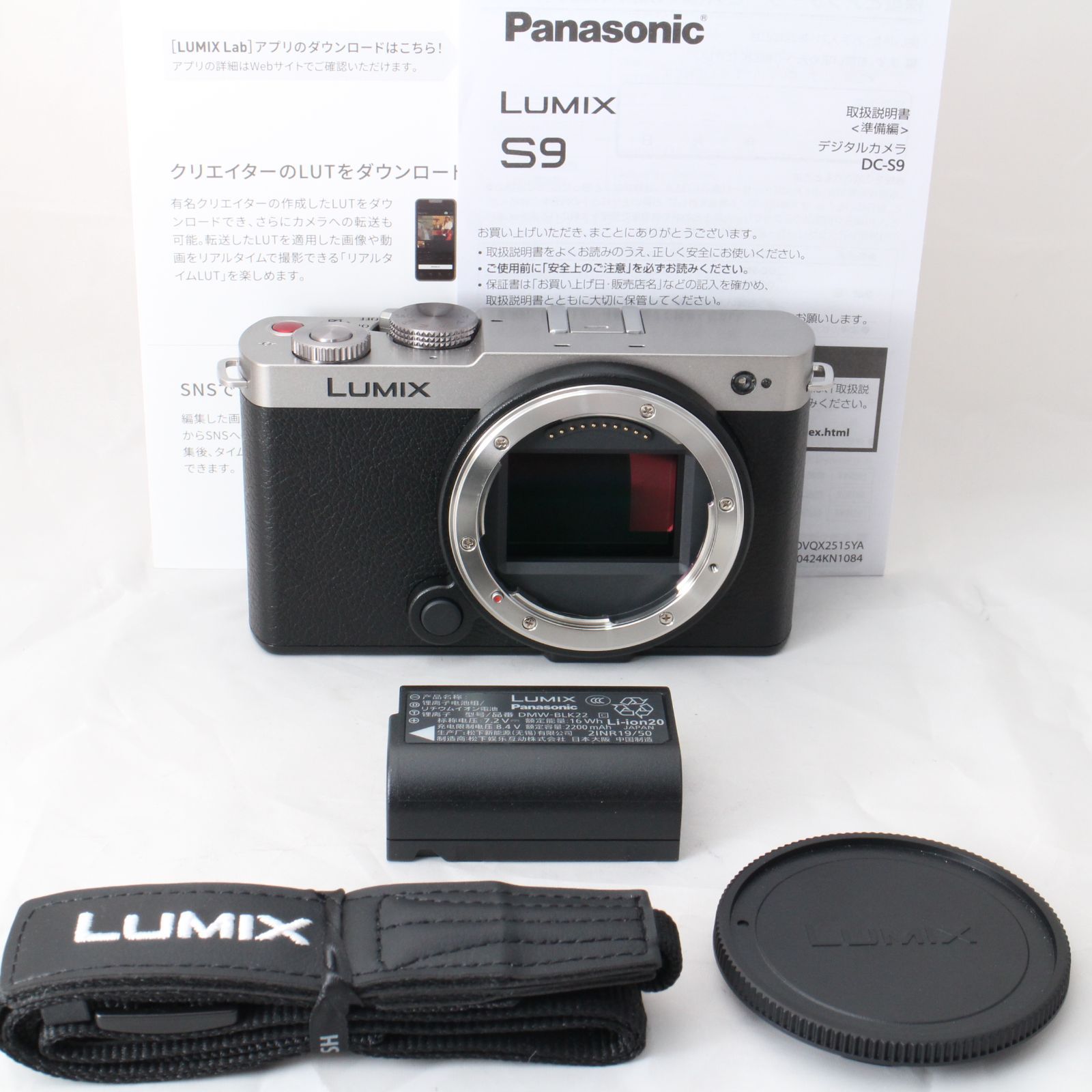 級 パナソニック Panasonic LUMIX S9 ボディ ダークシルバー DC-S9-S フルサイズ ミラーレス一眼カメラ ルミックス R467