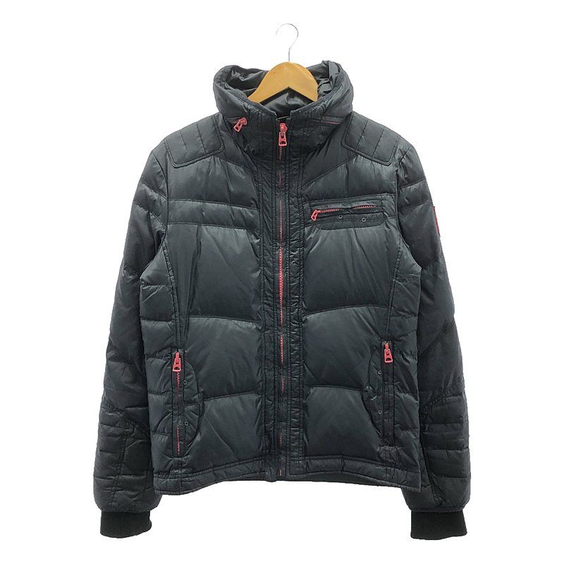 DIESEL / ディーゼル | ナイロン ライダースモチーフ ダウンジャケット