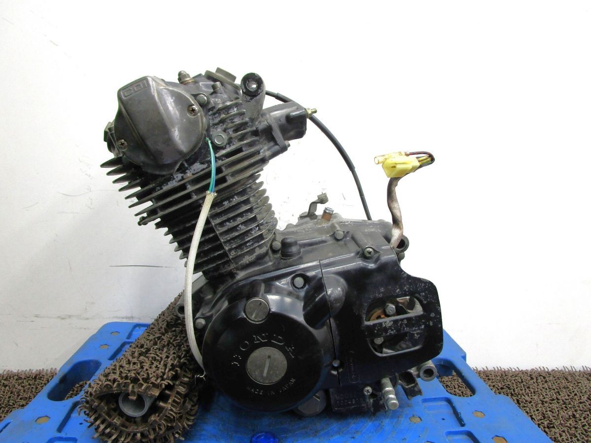 XL200R エンジン 2297Km A6034 MD06 始動 済み OH素材に ホンダ MD06E キャブ車