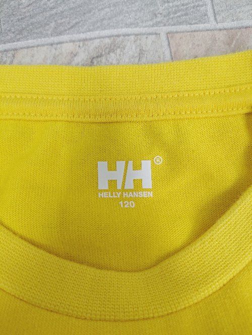 ◇ HELLY HANSEN ヘリーハンセン キッズ 子供服 長袖 Tシャツ カットソー サイズ120 イエロー系 女の子 男の子 P  【1406240047017】