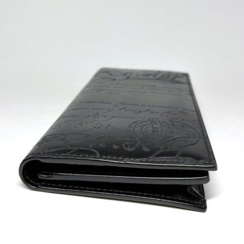 新品同様 激レア ベルルッティ カリグラフィ スクリットレザー 二つ折り長財布 美品】Berluti ベルルッティ カリグラフィ サンタル スクリットレザー