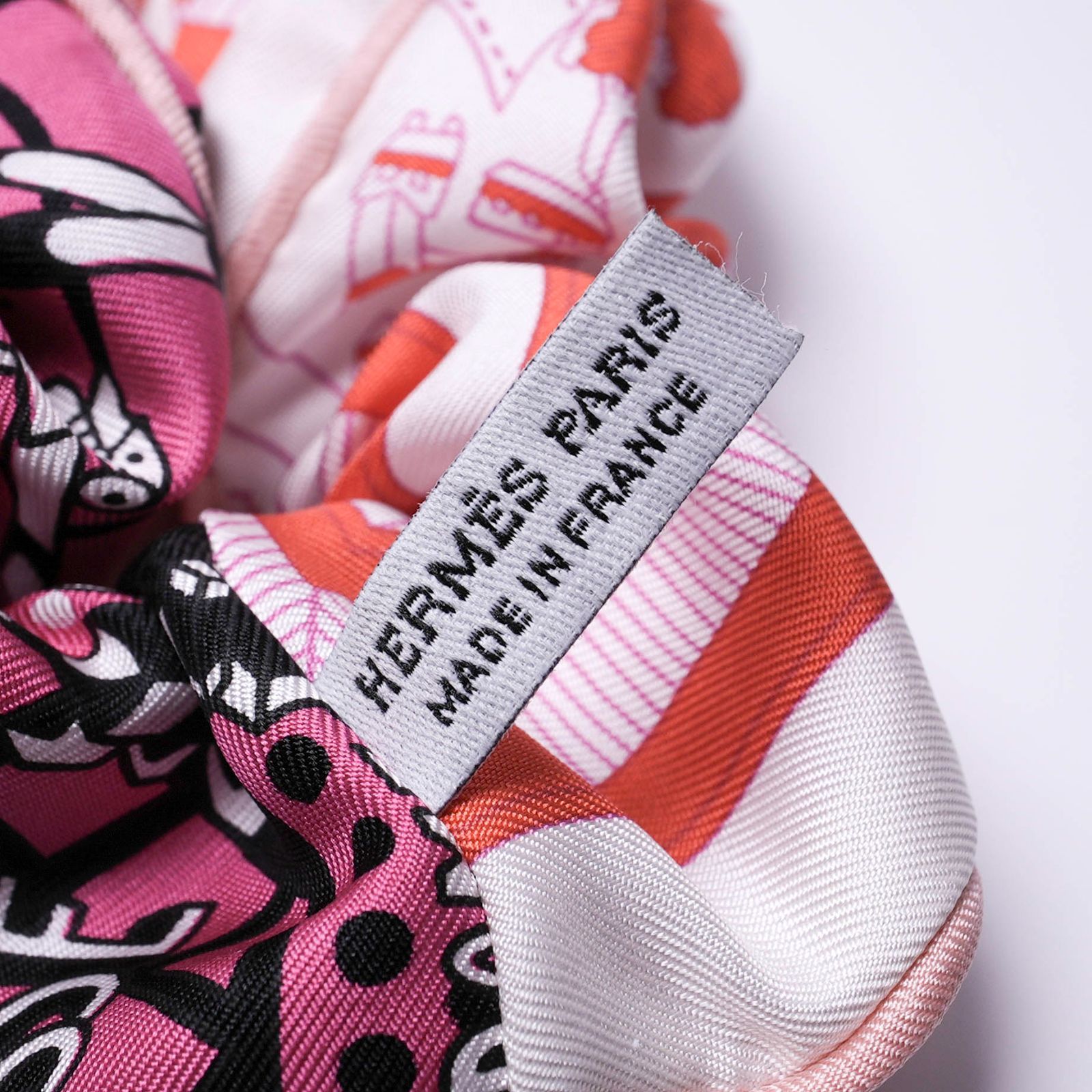 HERMES エルメス シュシュ シルク クラウディア BO-1531 DECORATOM_COM_BR