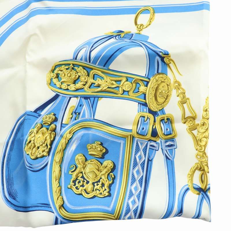 スーパーセール タイムセール 時間 エルメス スカーフ 式典用の馬勒 GALA de BRIDES カレ90 HERMES 小物