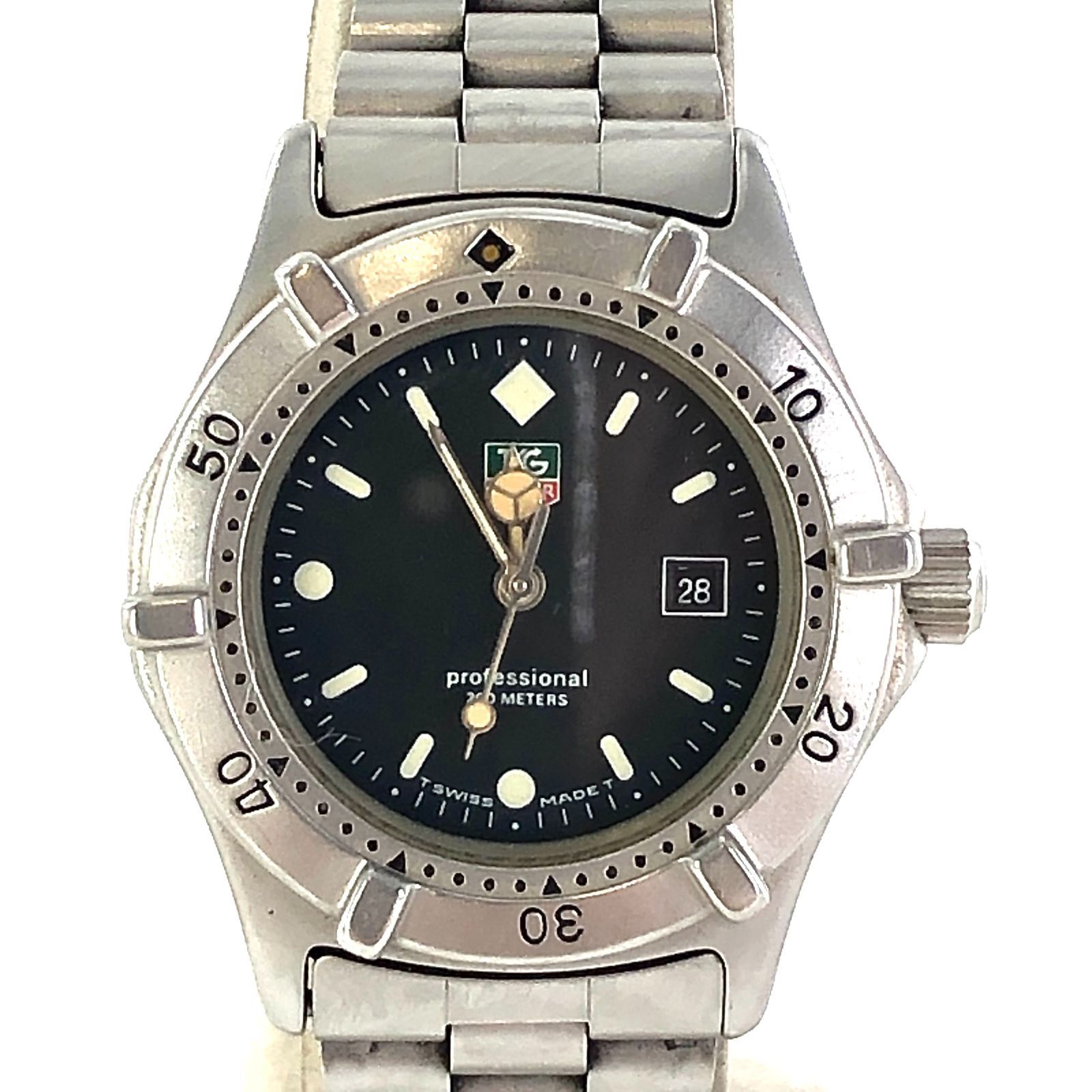 タグ・ホイヤー professional 200 METERS tu158 TAG Heuer ⁄ タグ 