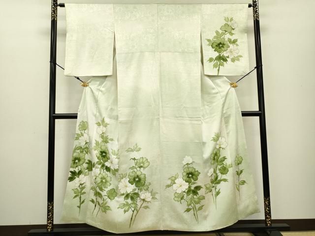 平和屋着物▽訪問着 草花 暈し染 金彩 正絹 逸品 DAAU9645fe 平和屋