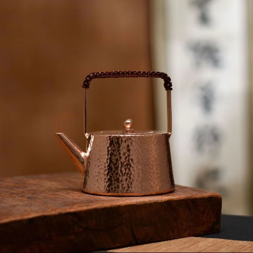 TQ137 煎茶道具 400ML 急須 ティーポットポット 煎茶 玉露 日本煎茶 手作り 中国 茶道具 功夫茶 ウーロン茶 ハンドメイド 手打ち 純銅 健康 おしゃれ ギフト プレゼント ヤカン 銅瓶 ケトル 湯沸かし 水注し 水差 水指 USTAUSTRALIA_COM_AU