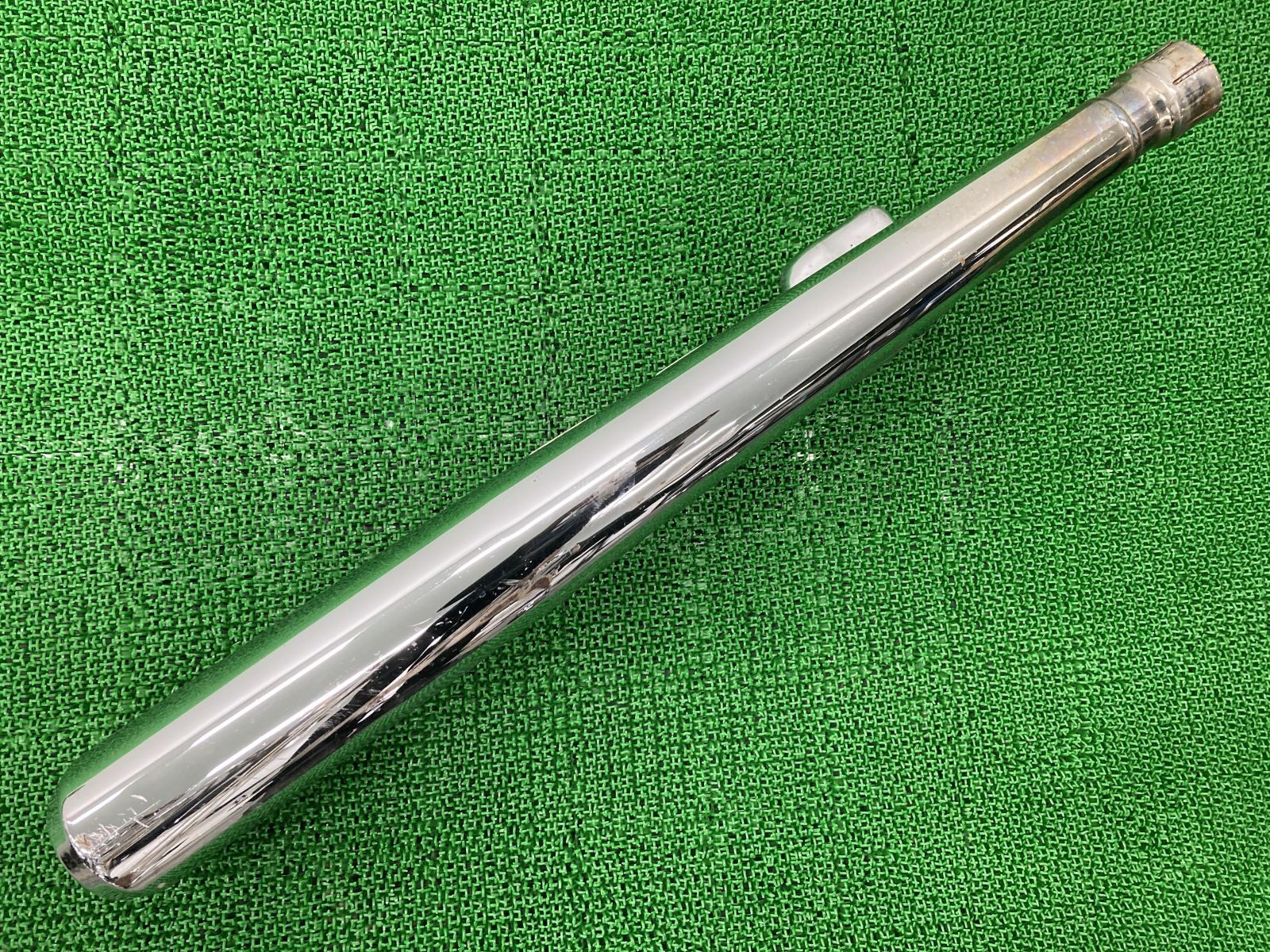 SR400 サイレンサーマフラー 3HTF ヤマハ 純正 中古 バイク 部品 RH01J 品薄 希少品 機能的問題なし 車検 Genuine