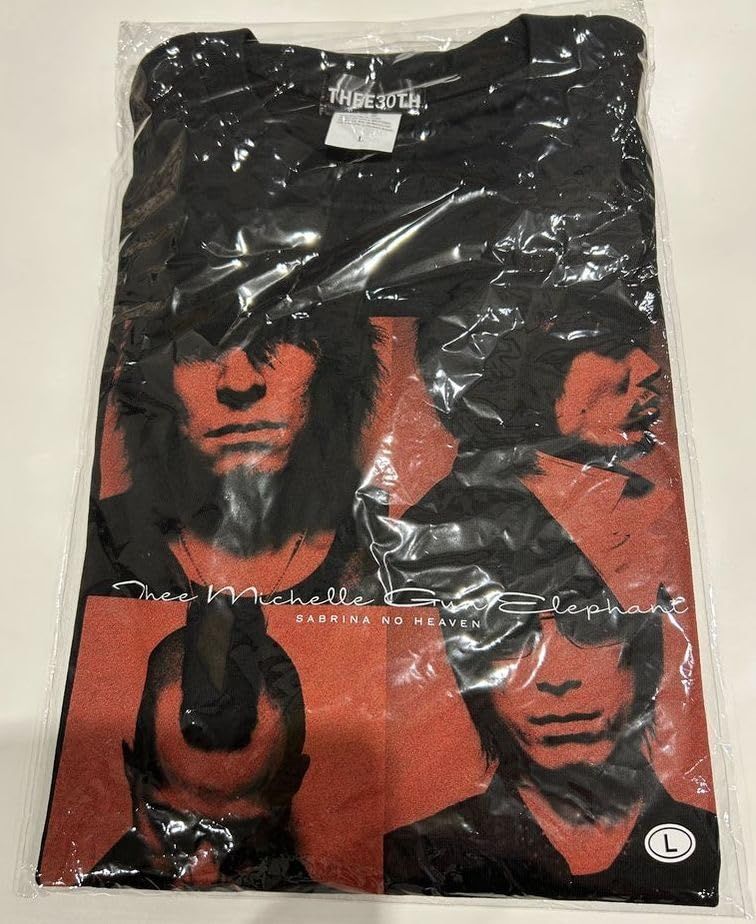 SABRINA NO HEAVEN Tシャツ TMGE ミッシェル Lサイズ 受注販売】THEE MICHELLE GUN ELEPHANT / TMGE Vinyl JKT T