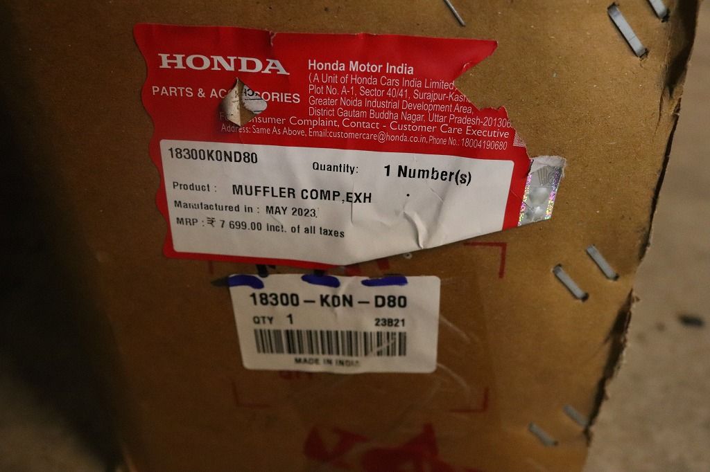 ホンダ 純正 新品 SP125 フルエキマフラー 2 18300-K0N-D80／HM