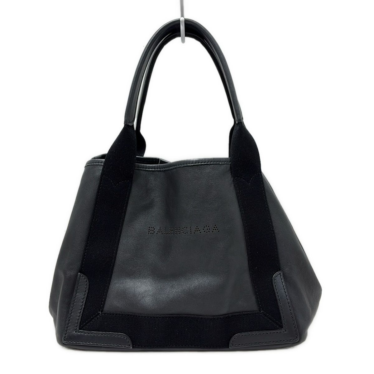 BALENCIAGA(バレンシアガ) トートバッグ ネイビーカバスS 339933