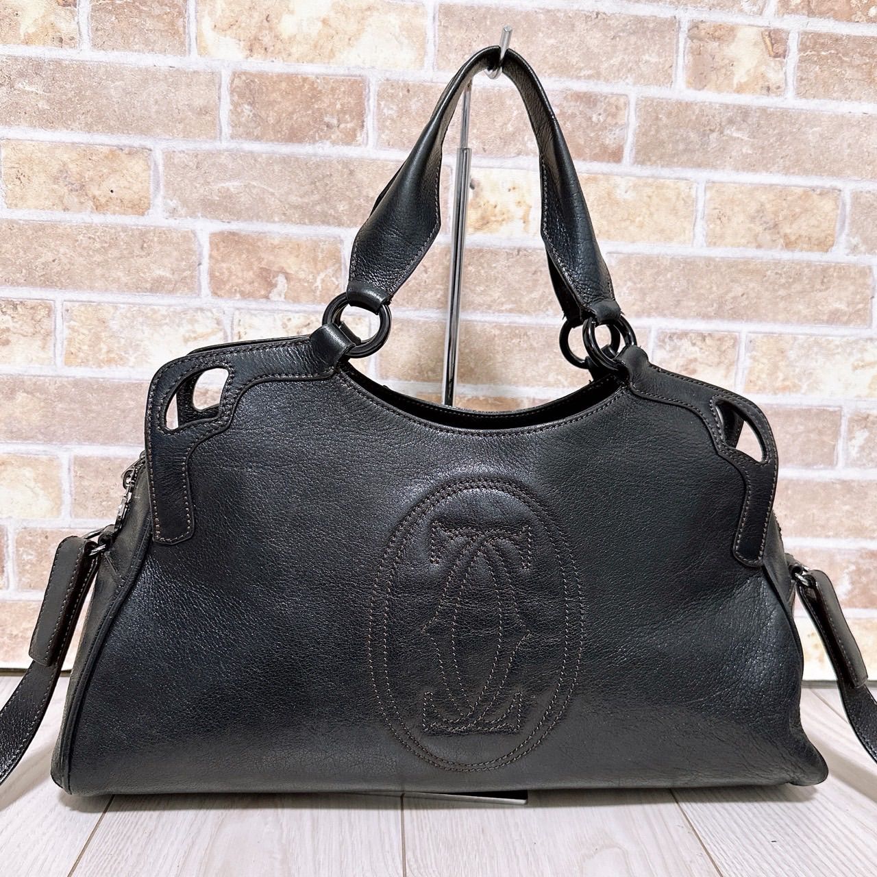 美品》Cartier(カルティエ)2wayバッグ マルチェロ ブラック - メルカリ