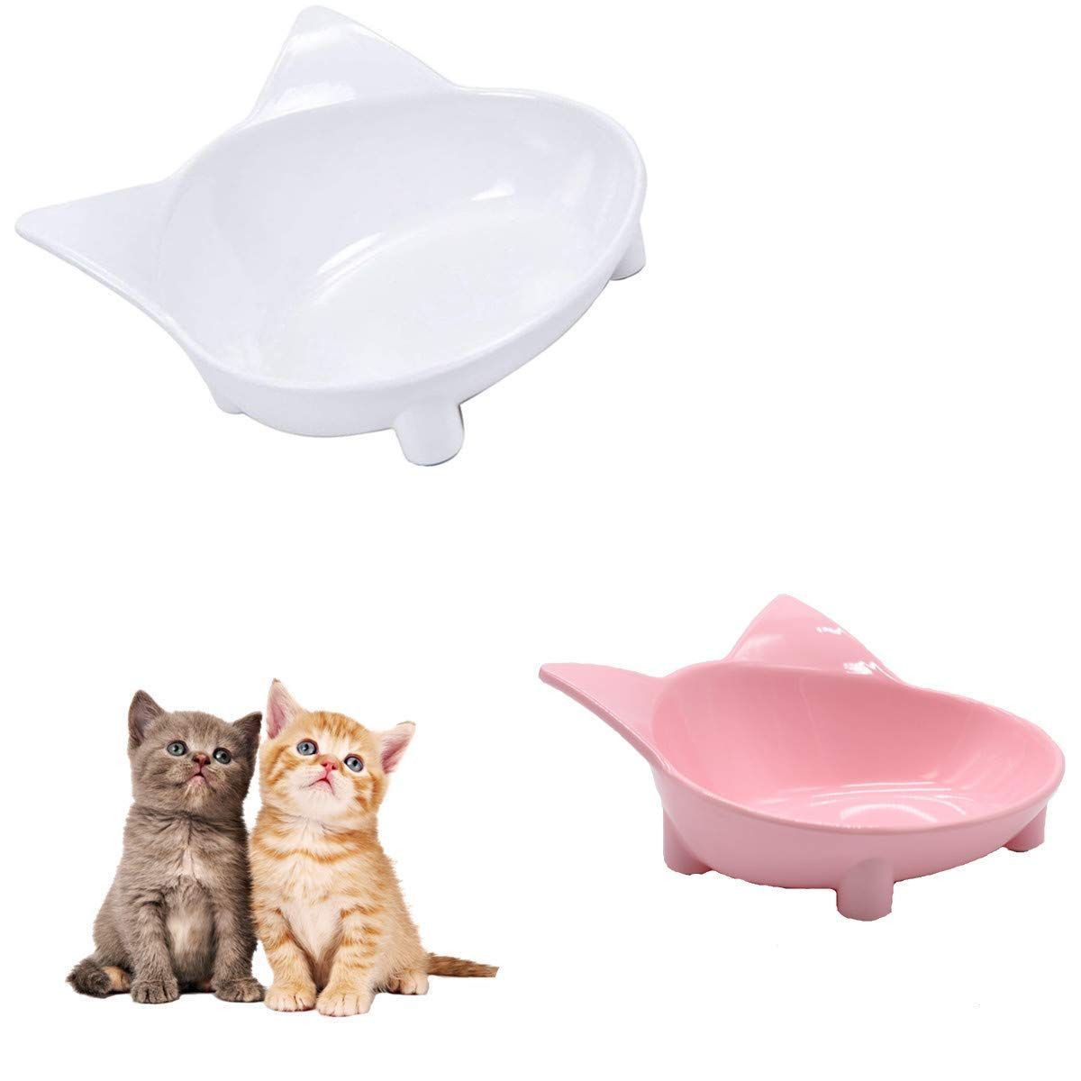 ペット用 皿 フードボウル 猫用 食器  ピンク  猫 - 6