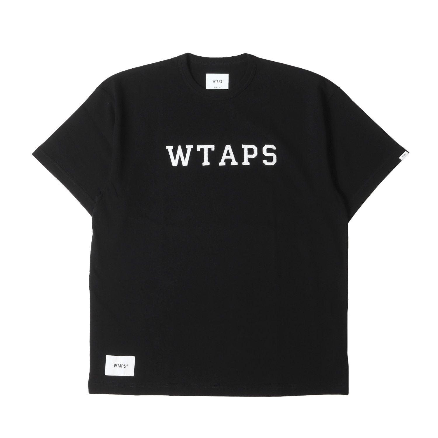 新品 WTAPS ダブルタップス Tシャツ サイズ:02 24SS フロント ロゴ 