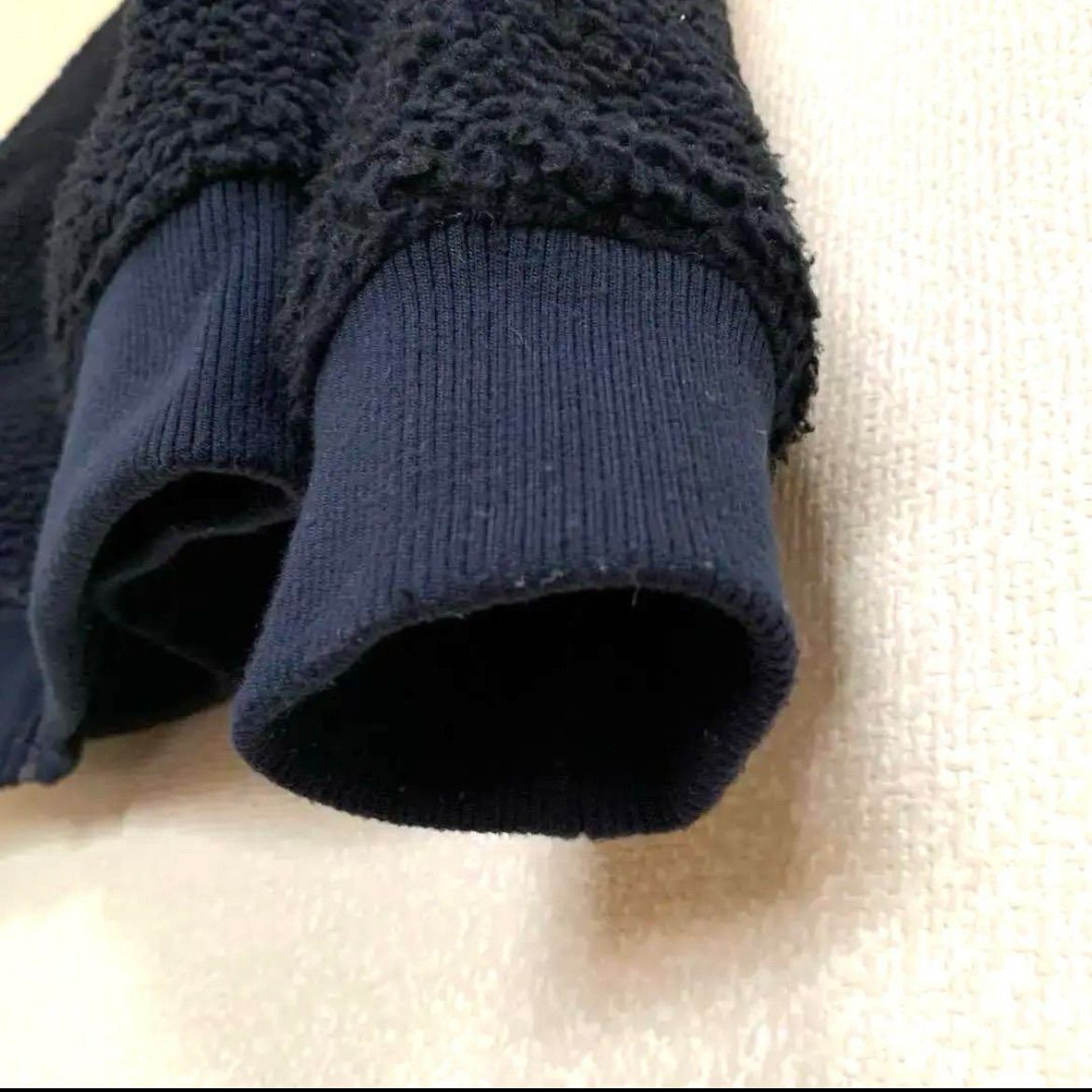 即決ご希望額はコメントへ】 良品 BENO ビーノ ボア ジャケット 黒 紺 