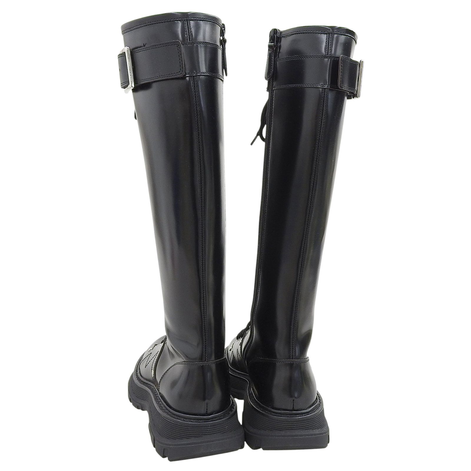 レザー ロングブーツ