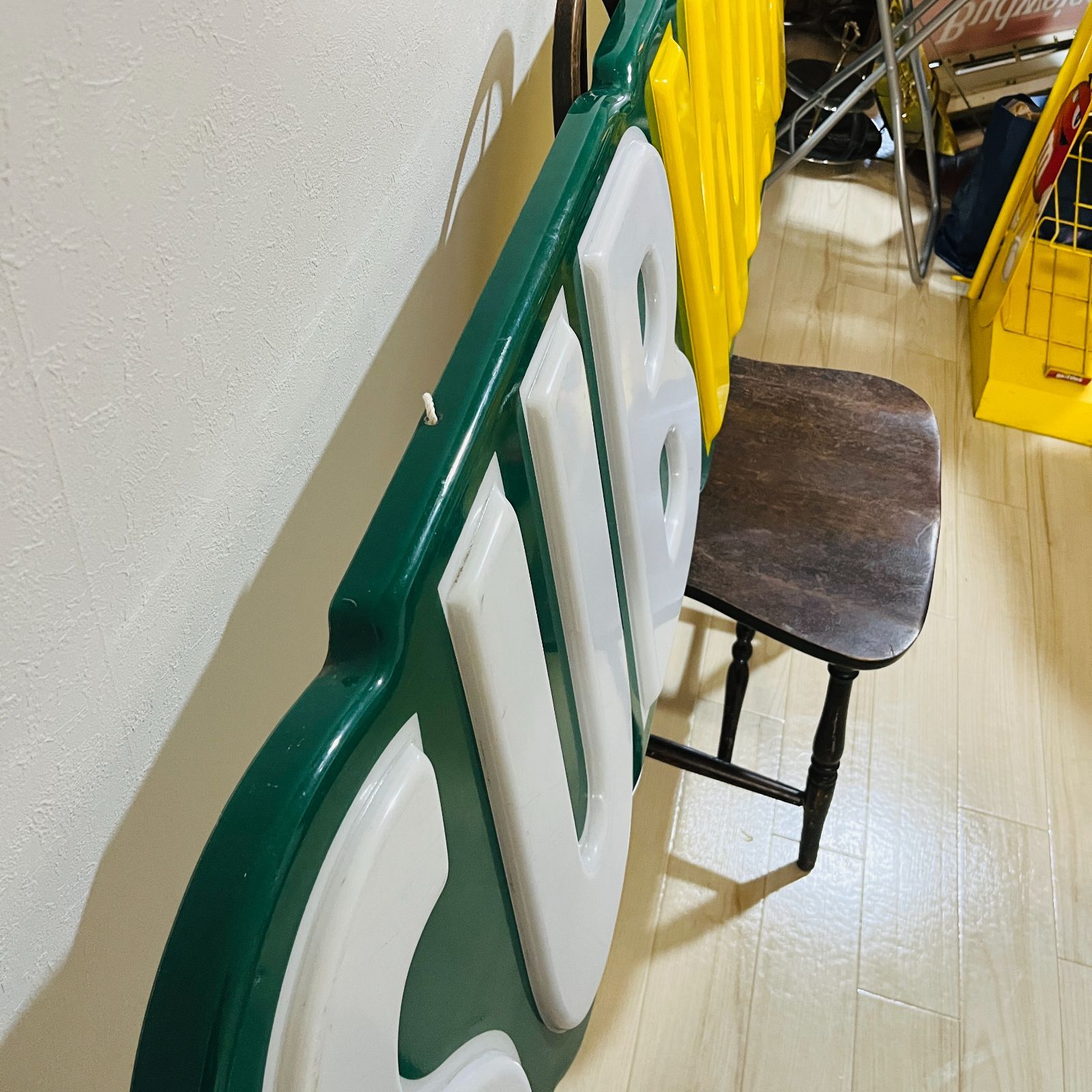レア 希少☆ビンテージ Subway サブウェイ 看板 USA ロードサイン USA 