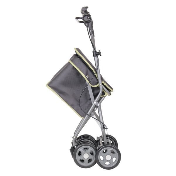 シルバーカー 手押し車 ミドルタイプ 手元ブレーキ 幸和製作所 ドレース ブラック 〔介護用品 福祉用品〕