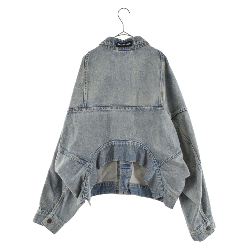 BALENCIAGAアップサイドダウンジャケット 34 ドゥロワー - Gジャン BALENCIAGAアップサイドダウンジャケット 34 ドゥロワー - Gジャン