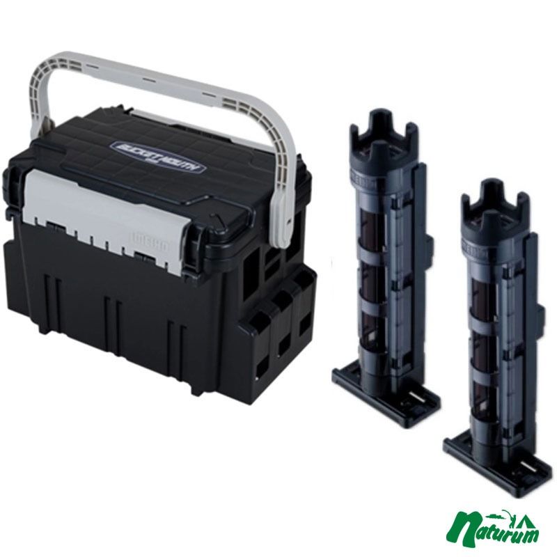 メイホウ MEIHO 明邦 バケットマウスBM-5000 ロッドスタンド BM-250 Light 2本組セット ブラック|クリアブラック×ブラック