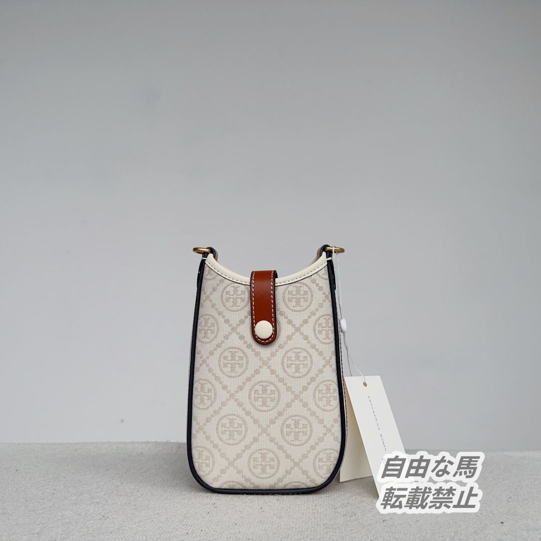 トリーバーチ TORY BURCH 143500 スマホショルダー レディースバッグ クロスボディ Tモノグラム トリー 新品未使用 チョーク -  メルカリ